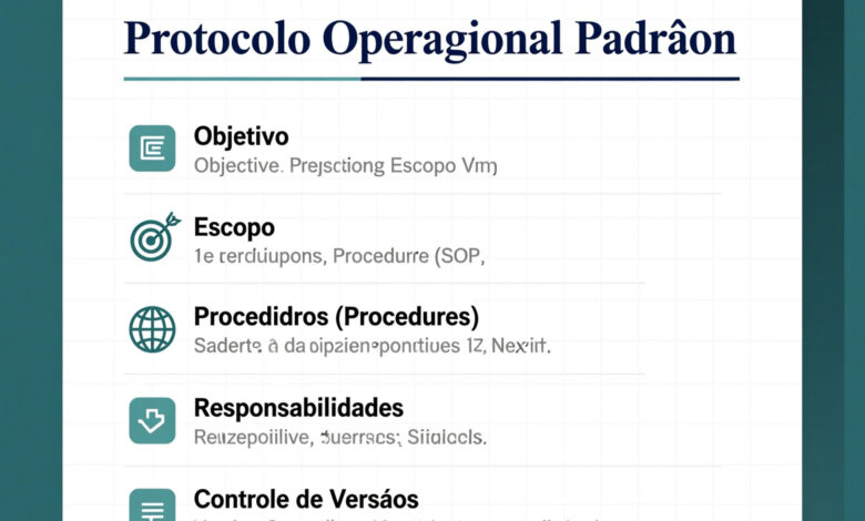 protocolo operacional padrao