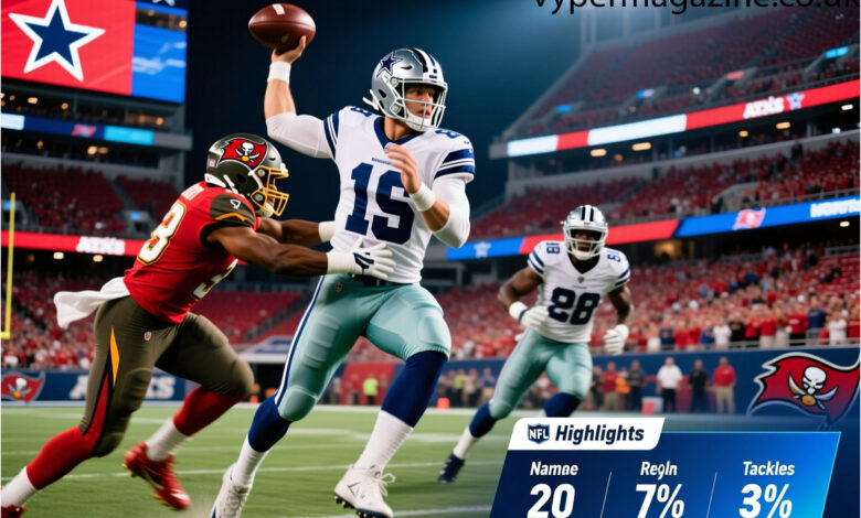 dallas cowboys vs tampa bay buccaneers match player stats