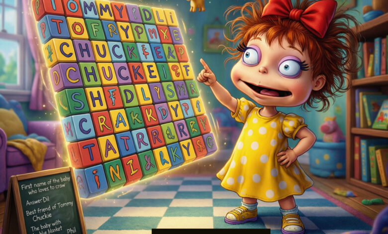 phil or lil of rugrats crossword